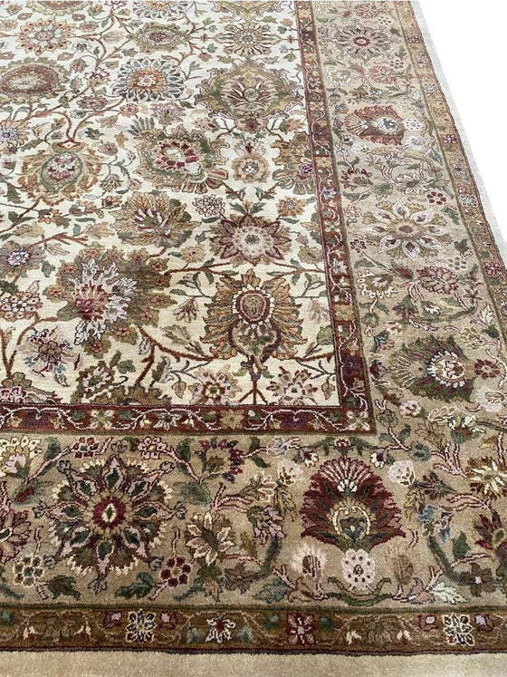 10x14 Indian Agra Area Rug - 105381.