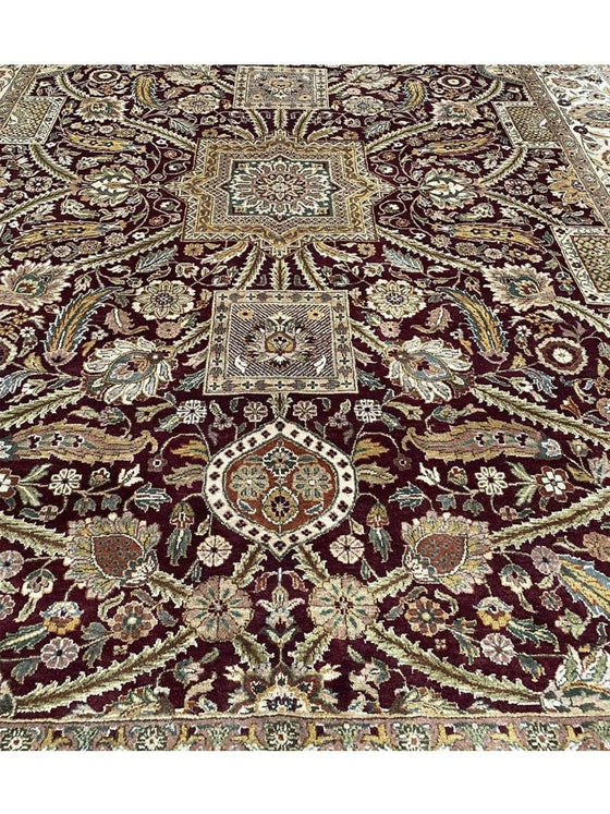 10x14 Indian Agra Area Rug - 106318.