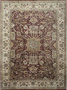  10x14 Indian Agra Area Rug - 106318.