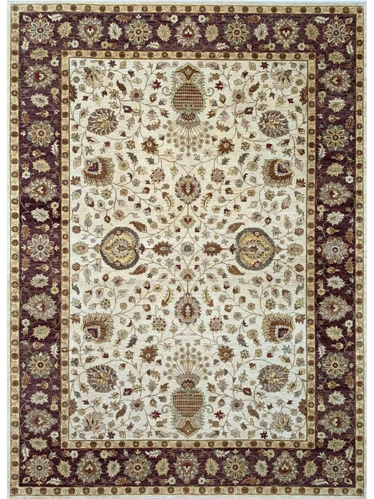 10x14 Indian Agra Area Rug - 107053.