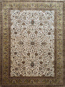  10x14 Indian Agra Area Rug - 107604.