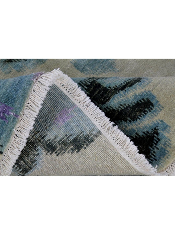 10x14 Indian Ikat Area Rug - 500929.