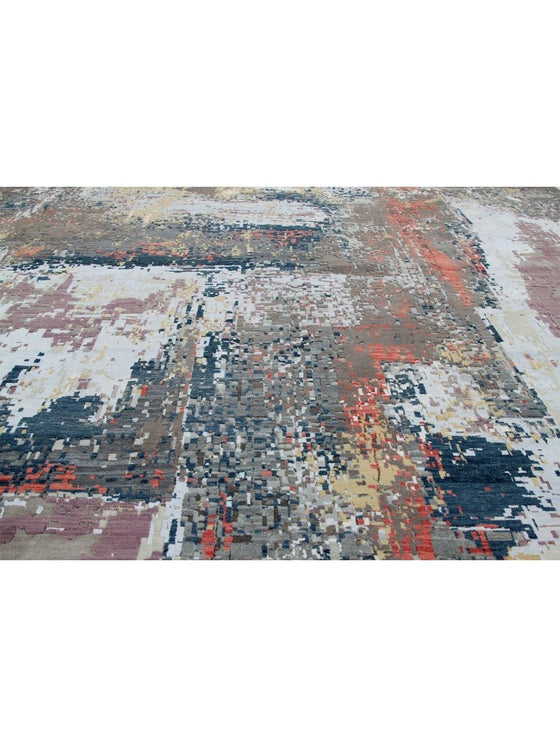 10x14 Modern Abstract Area Rug - 501020.