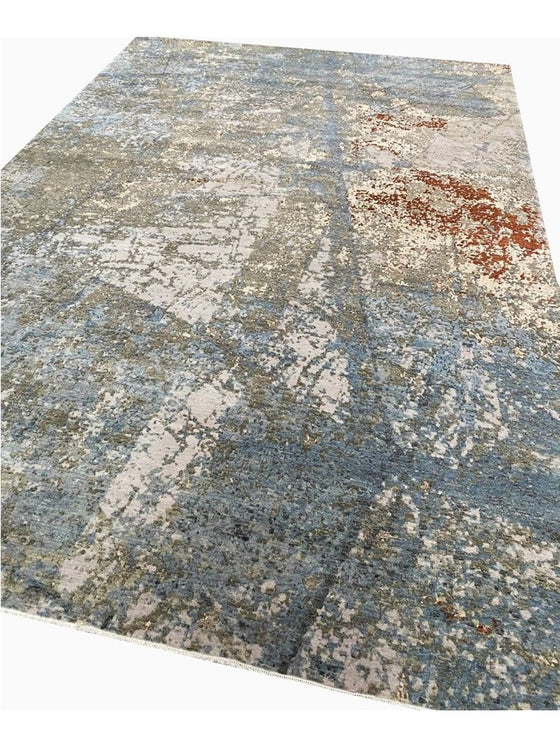 10x14 Modern Abstract Area Rug - 501645.