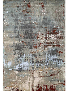  10x14 Modern Abstract Area Rug - 502453.