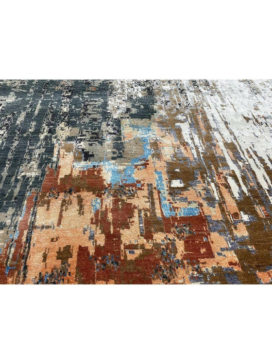 10x14 Modern Abstract Area Rug - 502636.