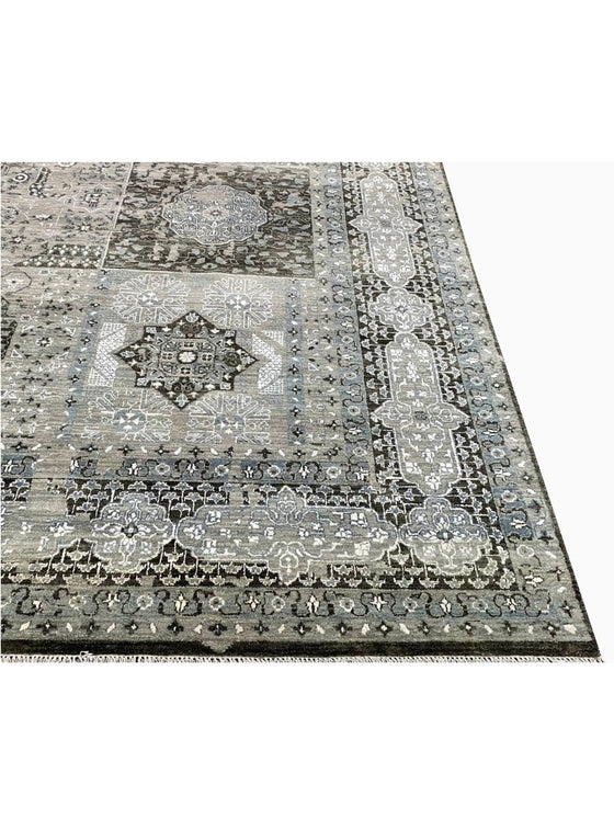 10x14 Modern Mamlouk Area Rug - 501672.