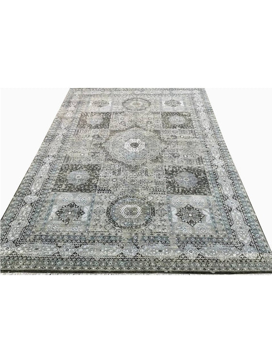 10x14 Modern Mamlouk Area Rug - 501672.