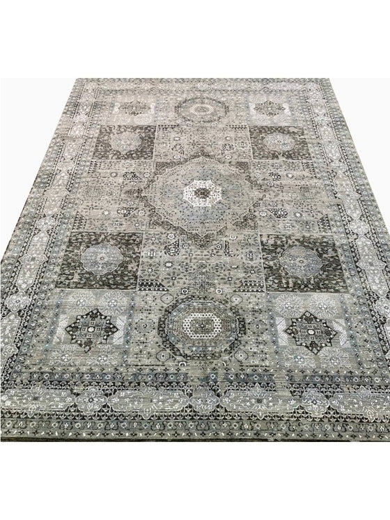 10x14 Modern Mamlouk Area Rug - 501672.