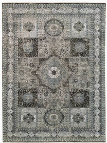  10x14 Modern Mamlouk Area Rug - 501672.