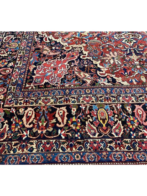 10x14 Old Persian Bakhtiari Sharcord Area Rug - 107442.