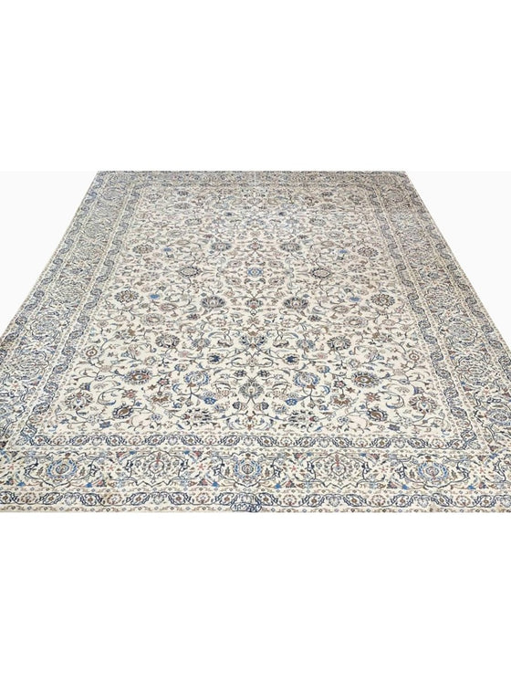 10x14 Old Persian Kashan Area Rug - 108666.