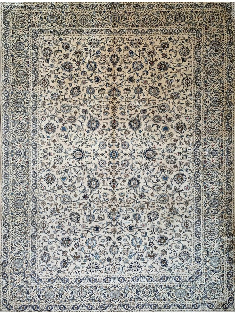 10x14 Old Persian Kashan Area Rug - 108666.