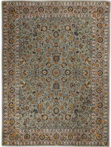  10x14 Old Persian Kashan Masterpiece Rug - 110851.