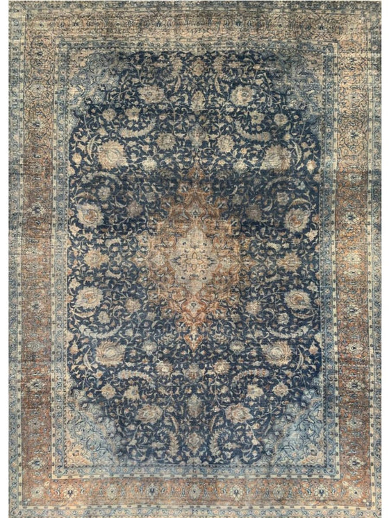 10x14 Old Persian Tabriz Area Rug - 110805.