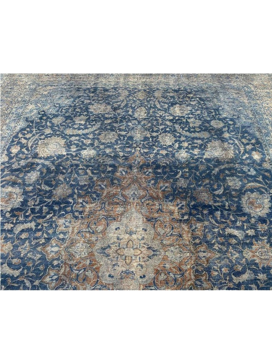 10x14 Old Persian Tabriz Area Rug - 110805.