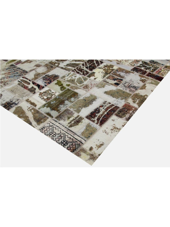 10x14 Patchwork Persian Area Rug - 109579.