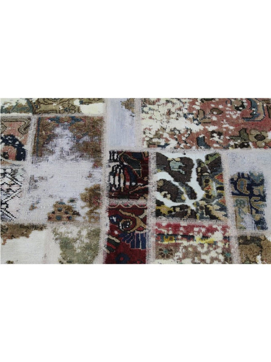 10x14 Patchwork Persian Area Rug - 109579.