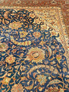 10x15 Antique Persian Tabriz Area Rug - 600021.