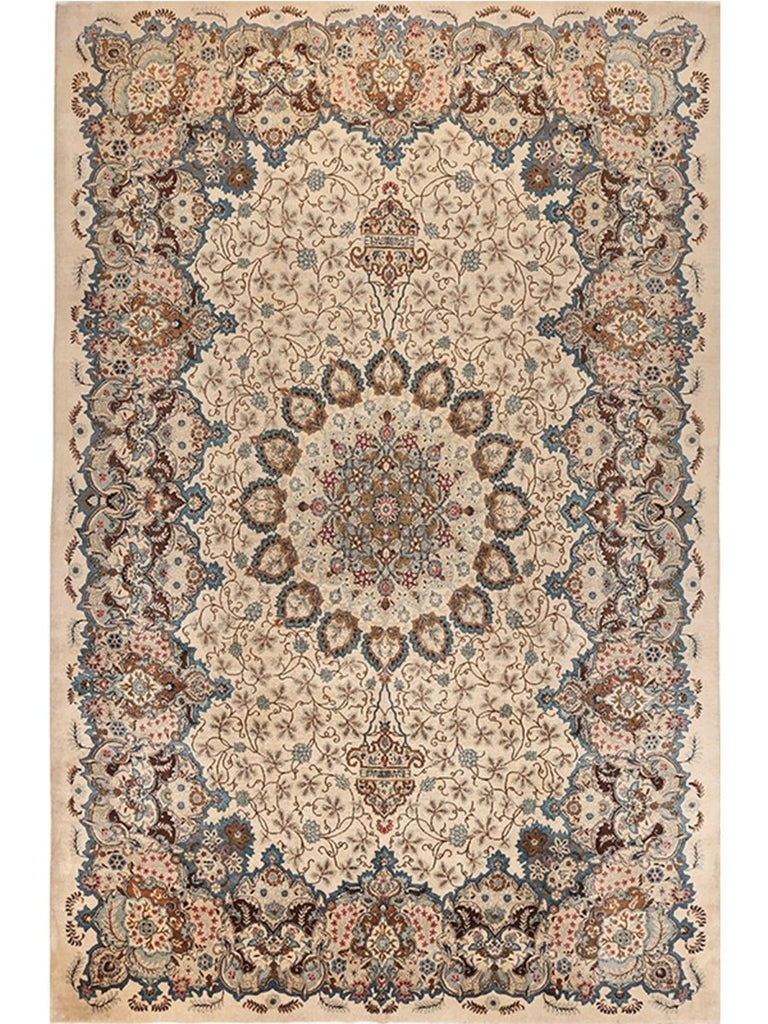 10x15 Old Persian Kashan Area Rug - 107411.