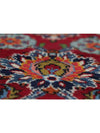 Old Persian Kashan Area Rug - 9.11x15.0 - Red Navy - 110422.