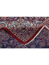 Old Persian Kashan Area Rug - 9.11x15.0 - Red Navy - 110422.