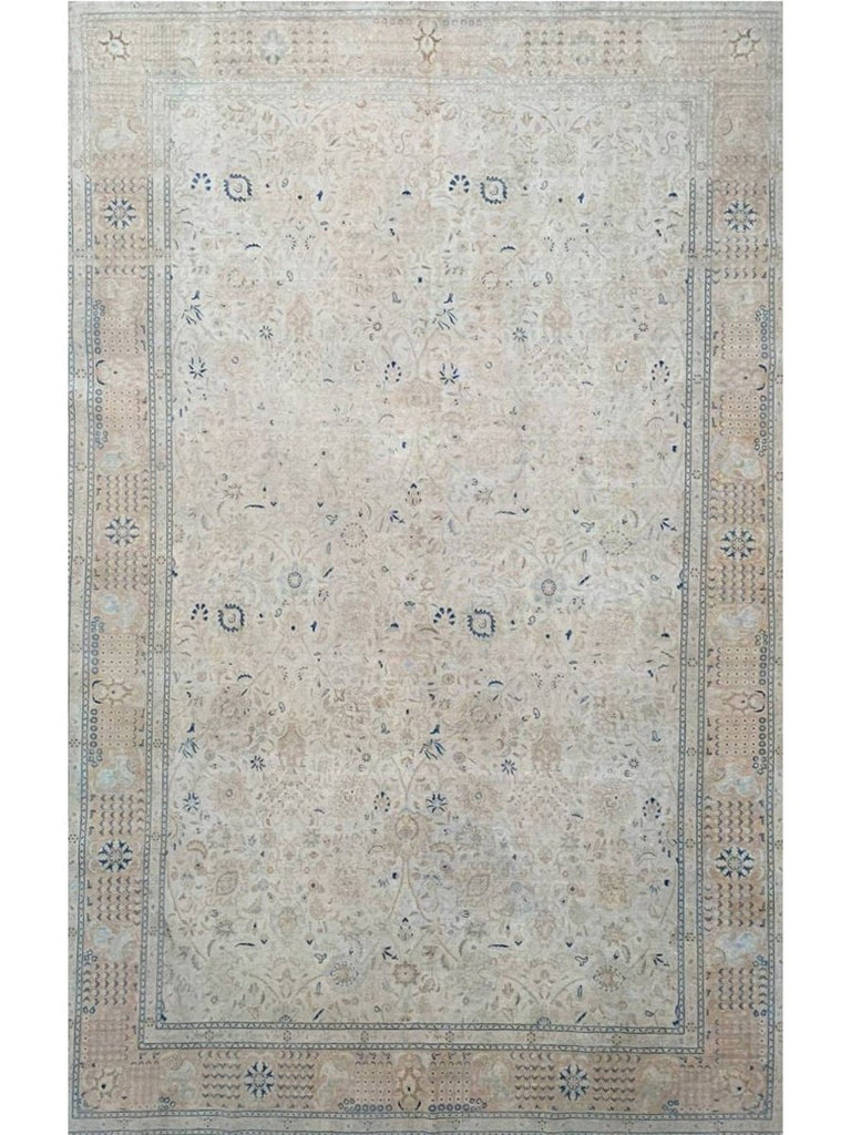 10x16 Old Persian Tabriz Area Rug - 108413.