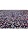 Old Persian Tabriz Area Rug - 10.2x15.9 - Navy Red - 110554.