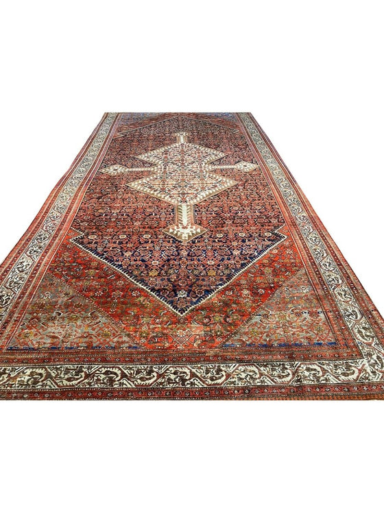 10x20 Antique Persian Malayer Area Rug - 502361.