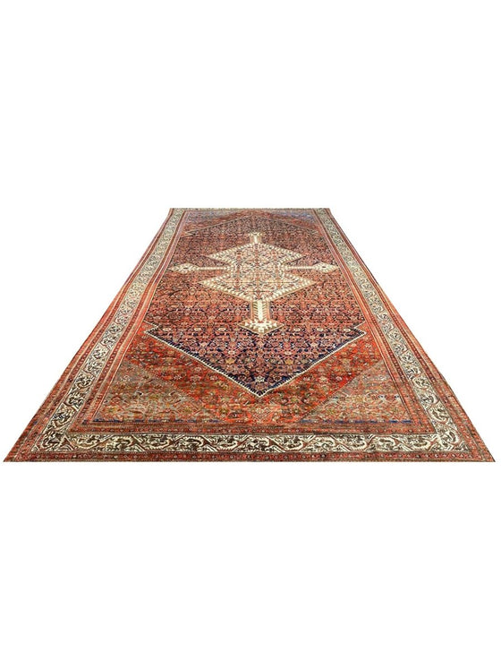 10x20 Antique Persian Malayer Area Rug - 502361.