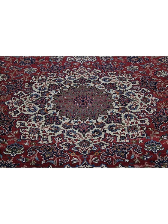 11x14 Antique Persian Esfahan Rug - 110442.