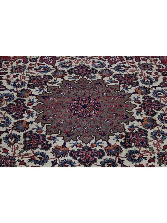 11x14 Antique Persian Esfahan Rug - 110442.