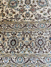 11x14 Antique Persian Kashan Area Rug - 108244.