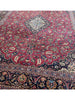 11x14 Old Persian Kashan Area Rug - 107464.