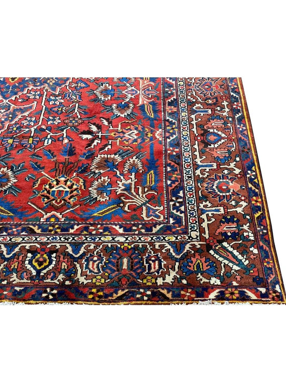 11x15 Antique Persian Bakhtiari Area Rug - 109372.