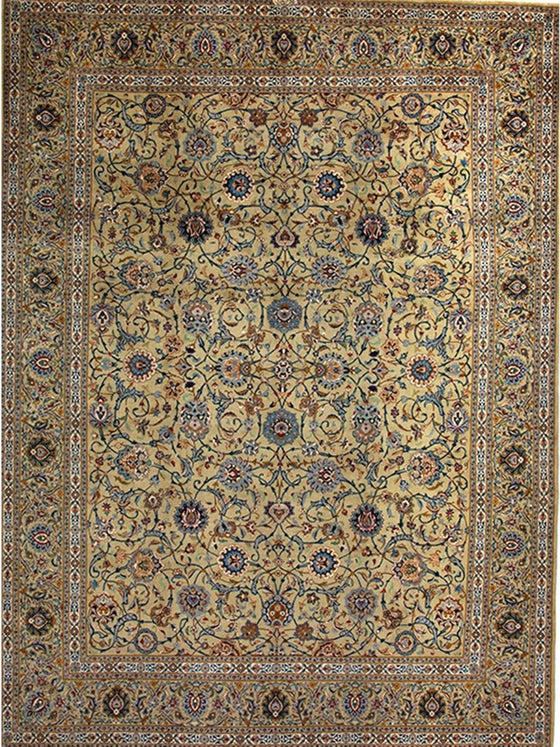 11x15 Old Persian Kashan Masterpiece Rug - 110809.