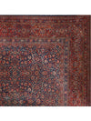 11x16 Antique Persian Kashan Area Rug - 108789.