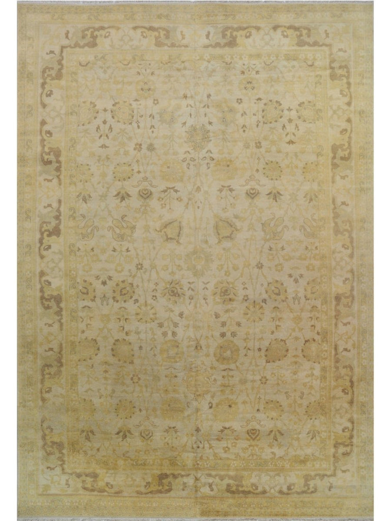 11x16 Old Indian Agra Area Rug - 107280.