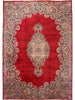 11x16 Old Persian Lavar Kerman Area Rug - 107459.