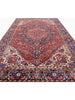 11x18 Antique Persian Heriz Area Rug - 110407.