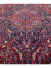11x18 Antique Persian Heriz Area Rug - 110407.