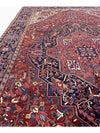 11x18 Antique Persian Heriz Area Rug - 110407.