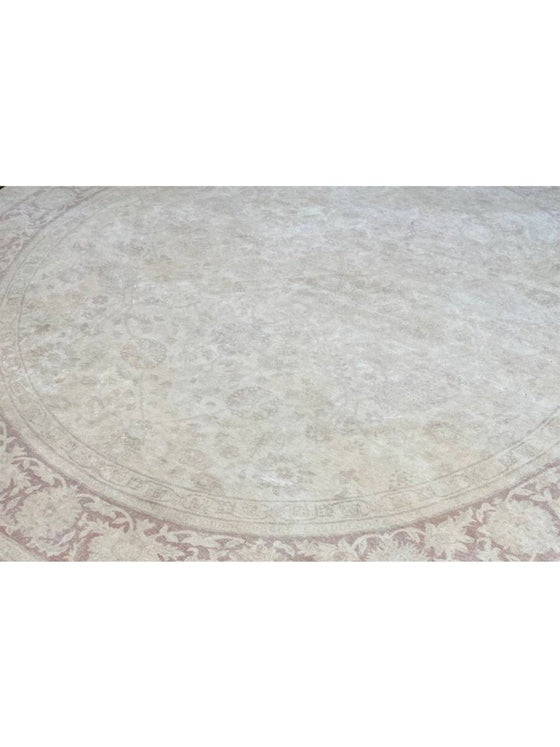 12x12 Round Mahal Style Area Rug - 106924.