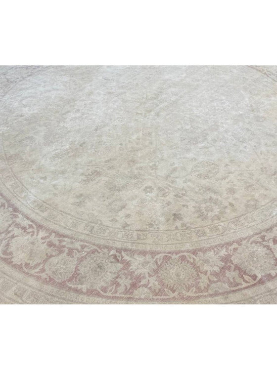 12x12 Round Mahal Style Area Rug - 106924.