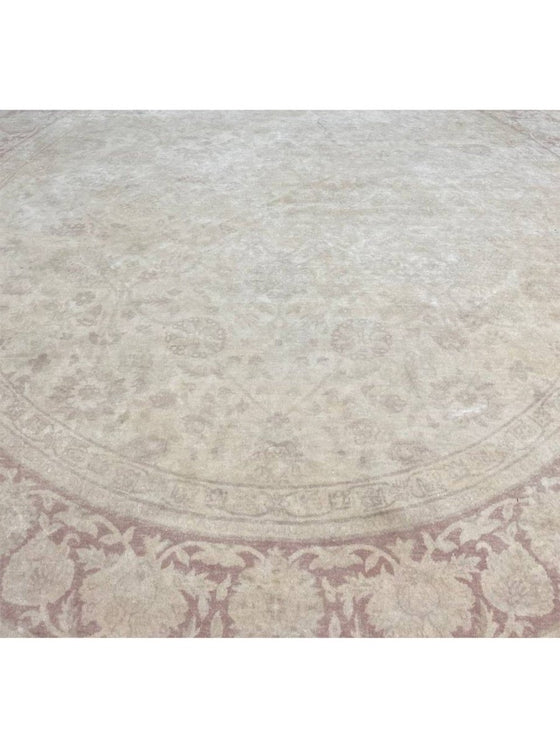 12x12 Round Mahal Style Area Rug - 106924.