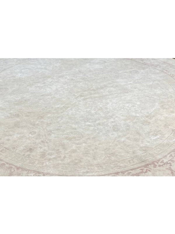 12x12 Round Mahal Style Area Rug - 106924.