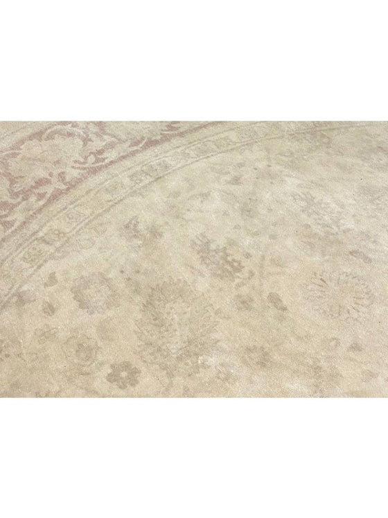 12x12 Round Mahal Style Area Rug - 106924.