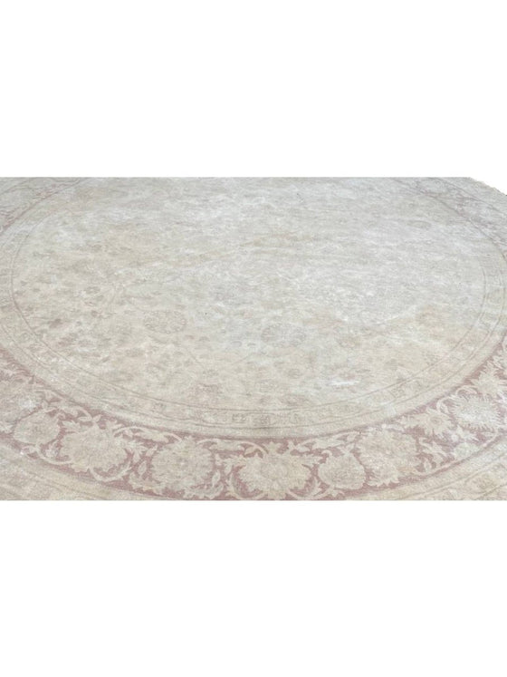 12x12 Round Mahal Style Area Rug - 106924.