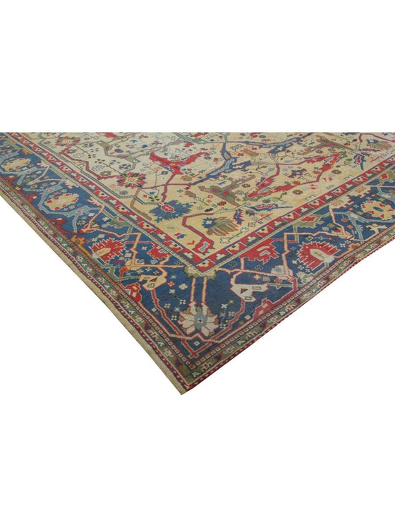 12x14 Antique Turkish Oushak Area Rug - 108692.