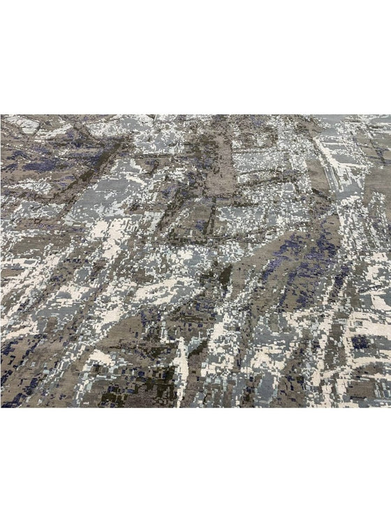 12x15 Modern Abstract Area Rug - 501491.